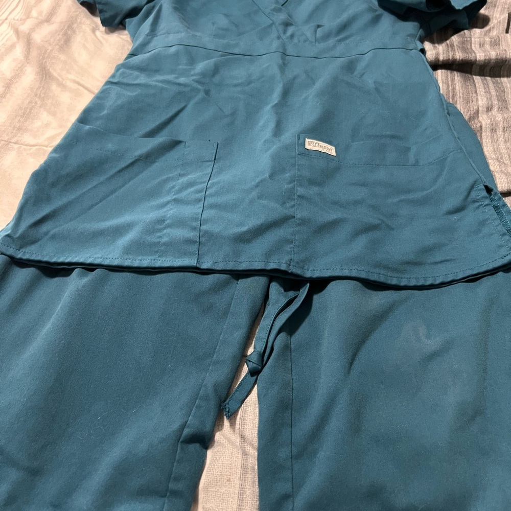 Grey's Anatomy Dark Teal Scrub set